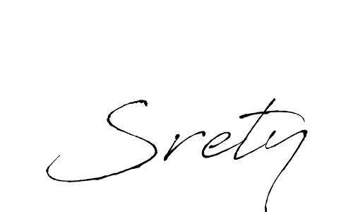 Srety stylish signature style. Best Handwritten Sign (Antro_Vectra) for my name. Handwritten Signature Collection Ideas for my name Srety. Srety signature style 6 images and pictures png