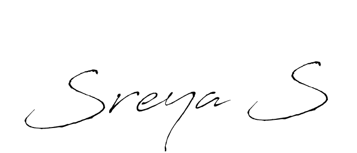 Also You can easily find your signature by using the search form. We will create Sreya S name handwritten signature images for you free of cost using Antro_Vectra sign style. Sreya S signature style 6 images and pictures png