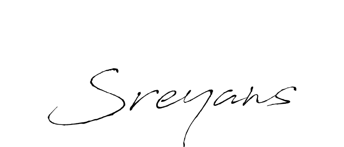 Make a beautiful signature design for name Sreyans. Use this online signature maker to create a handwritten signature for free. Sreyans signature style 6 images and pictures png