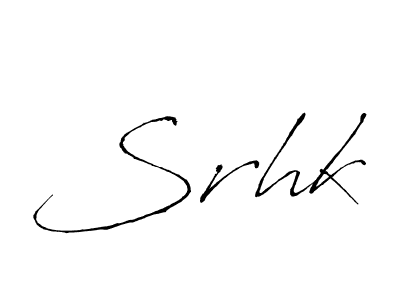 Make a short Srhk signature style. Manage your documents anywhere anytime using Antro_Vectra. Create and add eSignatures, submit forms, share and send files easily. Srhk signature style 6 images and pictures png