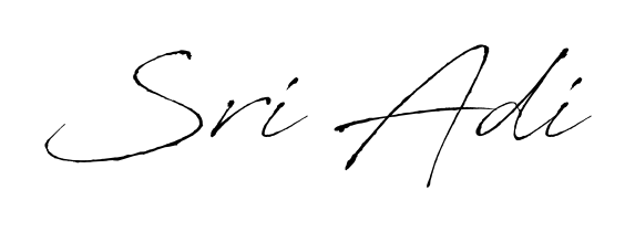 Generate high-definition signature styles for Sri Adi. The Antro_Vectra typeface ensures crisp legibility and sophisticated design. Sri Adi signature style 6 images and pictures png