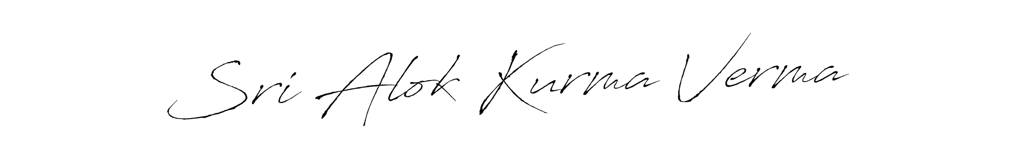 How to make Sri Alok Kurma Verma signature? Antro_Vectra is a professional autograph style. Create handwritten signature for Sri Alok Kurma Verma name. Sri Alok Kurma Verma signature style 6 images and pictures png