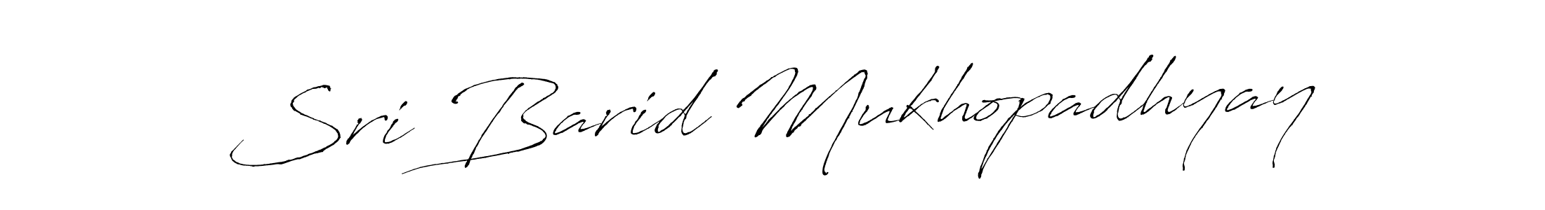 Use a signature maker to create a handwritten signature online. With this signature software, you can design (Antro_Vectra) your own signature for name Sri Barid Mukhopadhyay. Sri Barid Mukhopadhyay signature style 6 images and pictures png