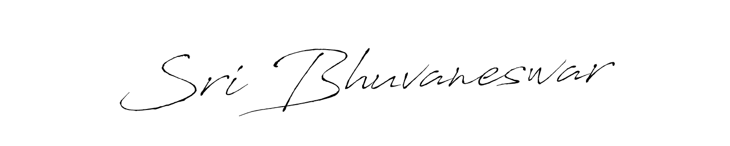 Use a signature maker to create a handwritten signature online. With this signature software, you can design (Antro_Vectra) your own signature for name Sri Bhuvaneswar. Sri Bhuvaneswar signature style 6 images and pictures png