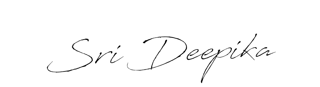 How to make Sri Deepika name signature. Use Antro_Vectra style for creating short signs online. This is the latest handwritten sign. Sri Deepika signature style 6 images and pictures png