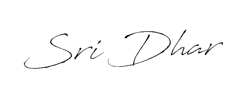 You should practise on your own different ways (Antro_Vectra) to write your name (Sri Dhar) in signature. don't let someone else do it for you. Sri Dhar signature style 6 images and pictures png