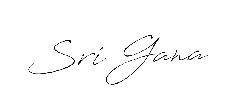 You should practise on your own different ways (Antro_Vectra) to write your name (Sri Gana) in signature. don't let someone else do it for you. Sri Gana signature style 6 images and pictures png