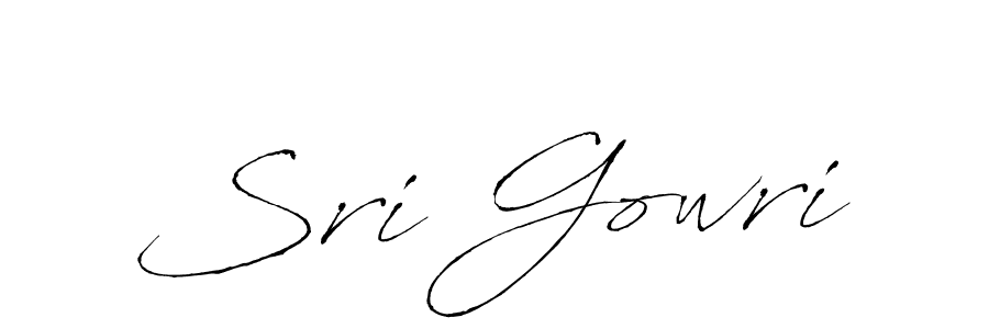 It looks lik you need a new signature style for name Sri Gowri. Design unique handwritten (Antro_Vectra) signature with our free signature maker in just a few clicks. Sri Gowri signature style 6 images and pictures png