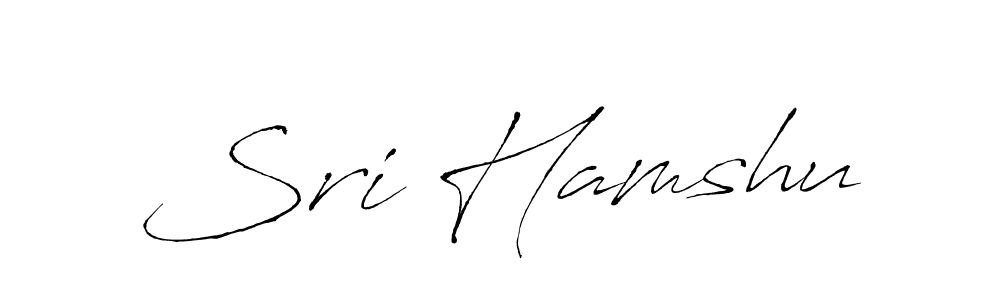 Design your own signature with our free online signature maker. With this signature software, you can create a handwritten (Antro_Vectra) signature for name Sri Hamshu. Sri Hamshu signature style 6 images and pictures png