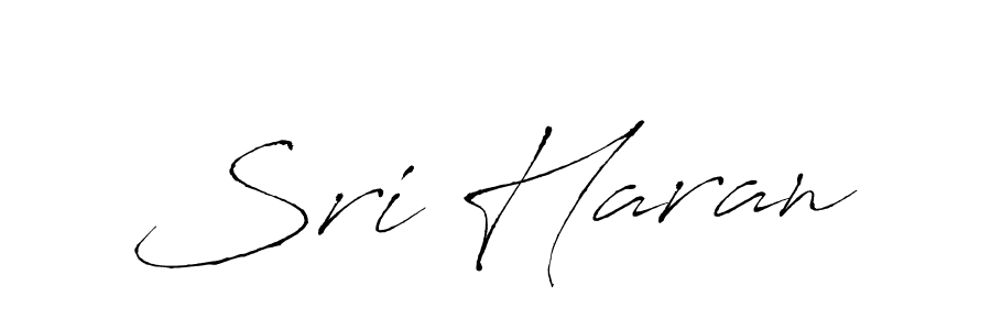 How to make Sri Haran signature? Antro_Vectra is a professional autograph style. Create handwritten signature for Sri Haran name. Sri Haran signature style 6 images and pictures png