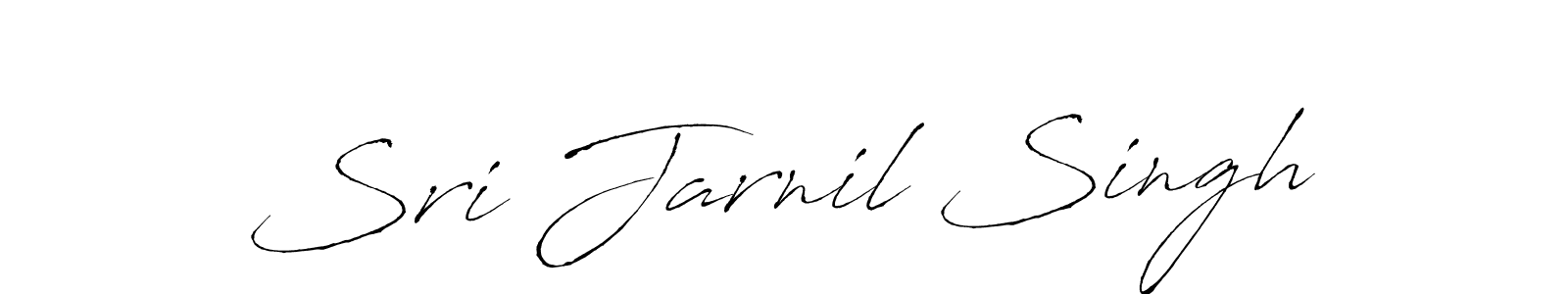 Make a beautiful signature design for name Sri Jarnil Singh. With this signature (Antro_Vectra) style, you can create a handwritten signature for free. Sri Jarnil Singh signature style 6 images and pictures png