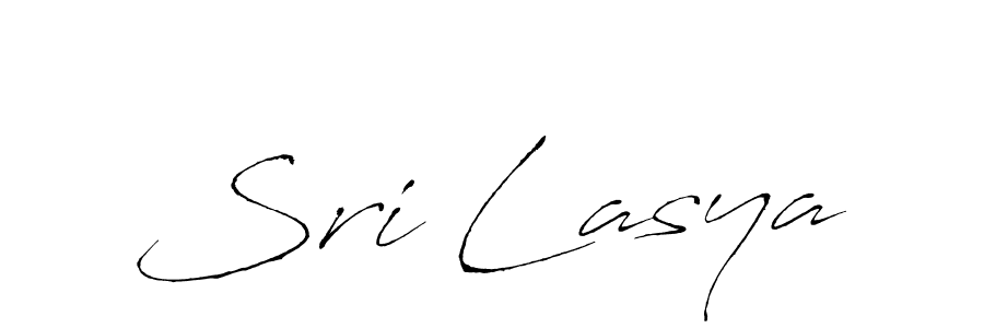 Use a signature maker to create a handwritten signature online. With this signature software, you can design (Antro_Vectra) your own signature for name Sri Lasya. Sri Lasya signature style 6 images and pictures png