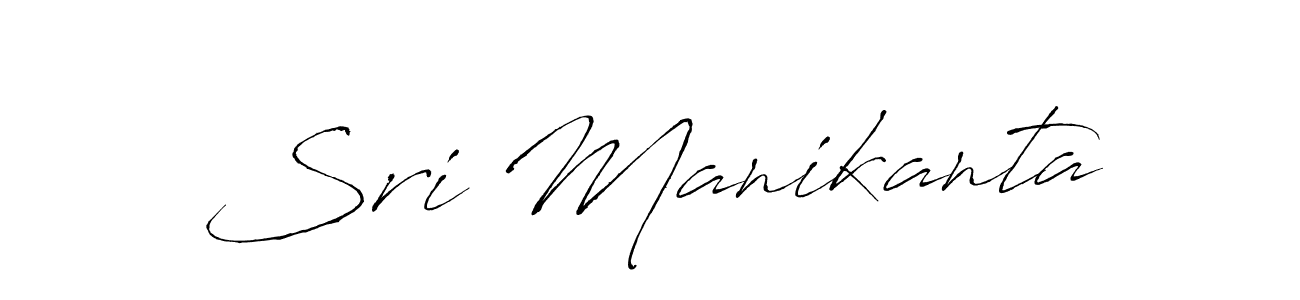 Create a beautiful signature design for name Sri Manikanta. With this signature (Antro_Vectra) fonts, you can make a handwritten signature for free. Sri Manikanta signature style 6 images and pictures png