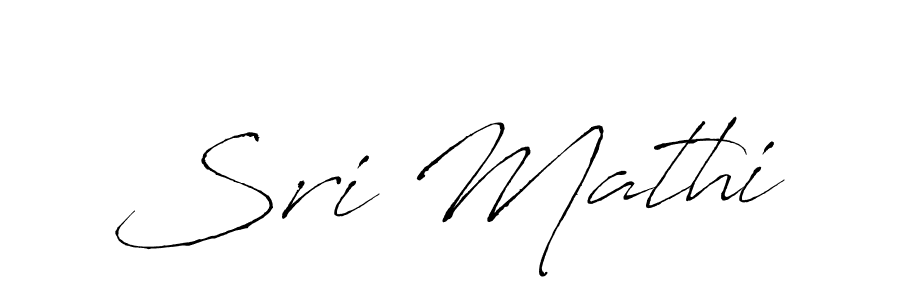 The best way (Antro_Vectra) to make a short signature is to pick only two or three words in your name. The name Sri Mathi include a total of six letters. For converting this name. Sri Mathi signature style 6 images and pictures png