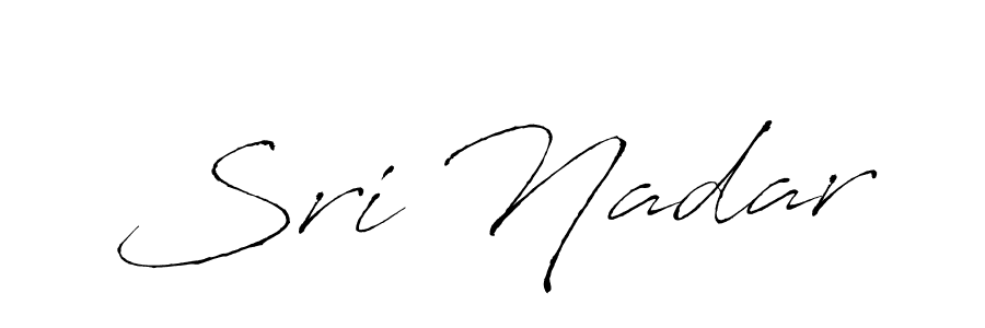 How to make Sri Nadar signature? Antro_Vectra is a professional autograph style. Create handwritten signature for Sri Nadar name. Sri Nadar signature style 6 images and pictures png