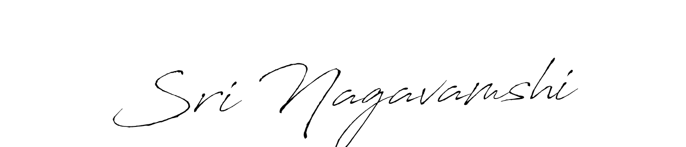 Create a beautiful signature design for name Sri Nagavamshi. With this signature (Antro_Vectra) fonts, you can make a handwritten signature for free. Sri Nagavamshi signature style 6 images and pictures png