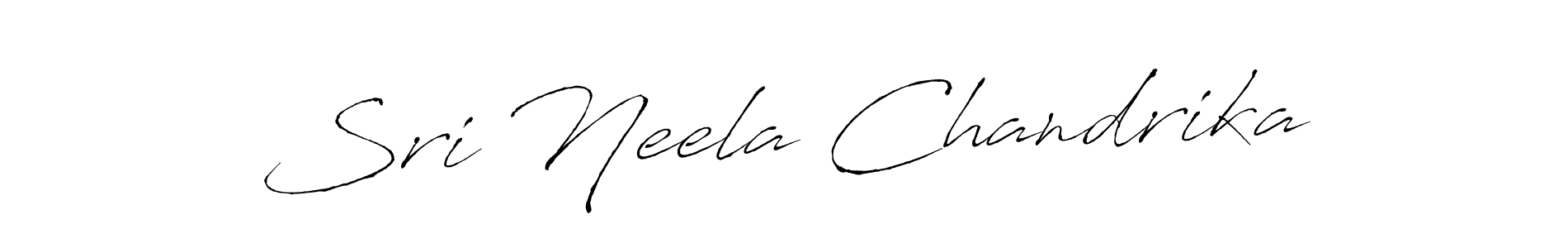 You should practise on your own different ways (Antro_Vectra) to write your name (Sri Neela Chandrika) in signature. don't let someone else do it for you. Sri Neela Chandrika signature style 6 images and pictures png