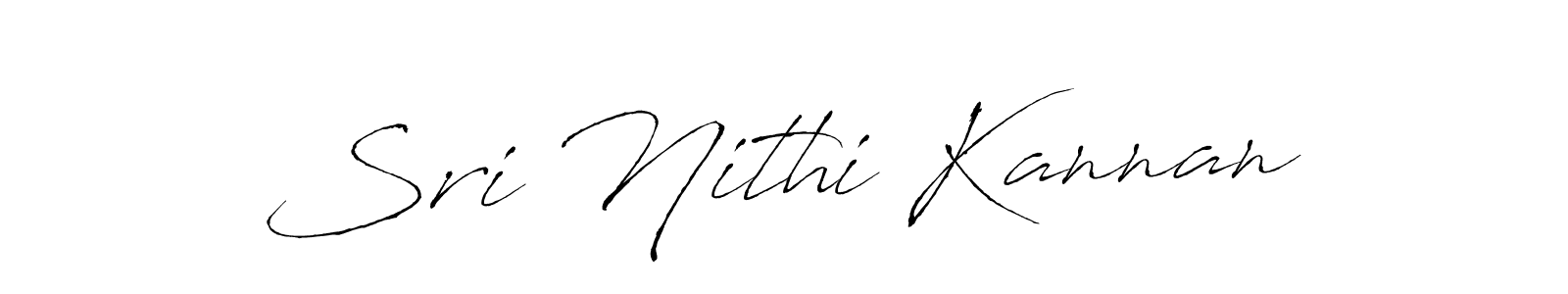 Create a beautiful signature design for name Sri Nithi Kannan. With this signature (Antro_Vectra) fonts, you can make a handwritten signature for free. Sri Nithi Kannan signature style 6 images and pictures png