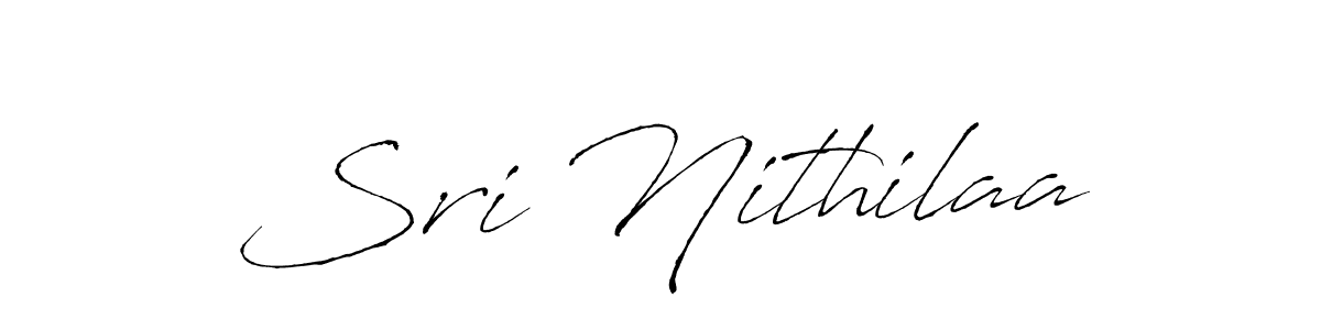 How to make Sri Nithilaa signature? Antro_Vectra is a professional autograph style. Create handwritten signature for Sri Nithilaa name. Sri Nithilaa signature style 6 images and pictures png