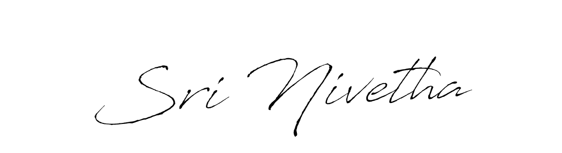 Make a beautiful signature design for name Sri Nivetha. With this signature (Antro_Vectra) style, you can create a handwritten signature for free. Sri Nivetha signature style 6 images and pictures png