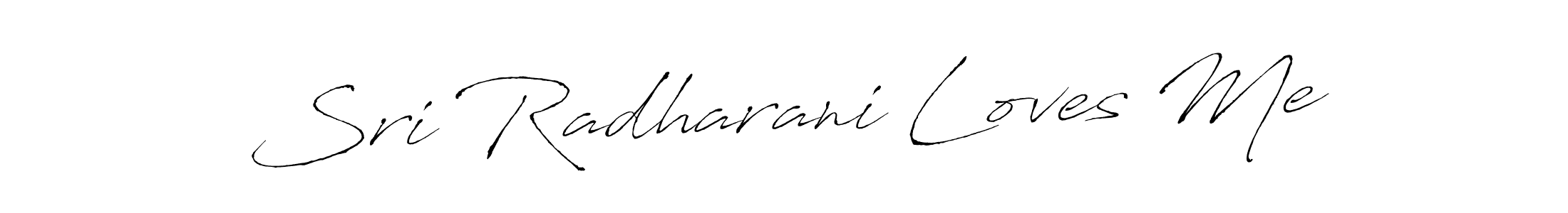 Make a beautiful signature design for name Sri Radharani Loves Me. With this signature (Antro_Vectra) style, you can create a handwritten signature for free. Sri Radharani Loves Me signature style 6 images and pictures png