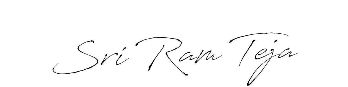 The best way (Antro_Vectra) to make a short signature is to pick only two or three words in your name. The name Sri Ram Teja include a total of six letters. For converting this name. Sri Ram Teja signature style 6 images and pictures png