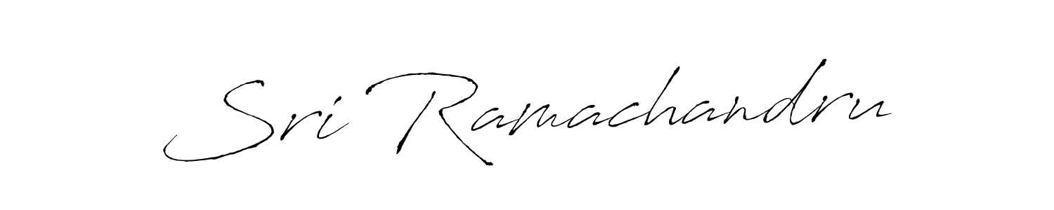 Design your own signature with our free online signature maker. With this signature software, you can create a handwritten (Antro_Vectra) signature for name Sri Ramachandru. Sri Ramachandru signature style 6 images and pictures png