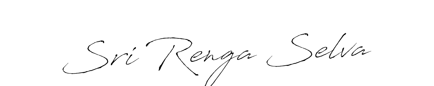 Antro_Vectra is a professional signature style that is perfect for those who want to add a touch of class to their signature. It is also a great choice for those who want to make their signature more unique. Get Sri Renga Selva name to fancy signature for free. Sri Renga Selva signature style 6 images and pictures png