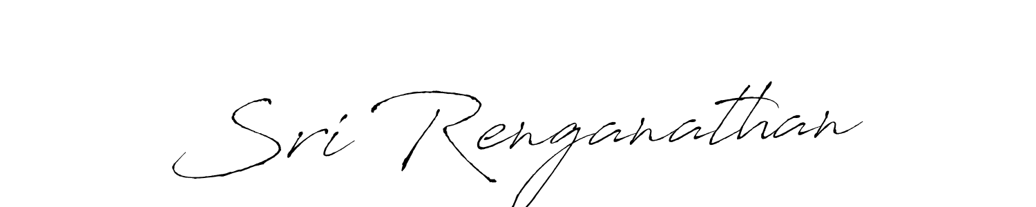 Make a beautiful signature design for name Sri Renganathan. With this signature (Antro_Vectra) style, you can create a handwritten signature for free. Sri Renganathan signature style 6 images and pictures png