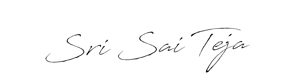 Create a beautiful signature design for name Sri Sai Teja. With this signature (Antro_Vectra) fonts, you can make a handwritten signature for free. Sri Sai Teja signature style 6 images and pictures png