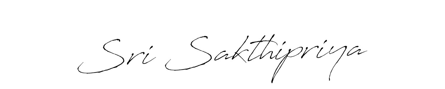 Design your own signature with our free online signature maker. With this signature software, you can create a handwritten (Antro_Vectra) signature for name Sri Sakthipriya. Sri Sakthipriya signature style 6 images and pictures png