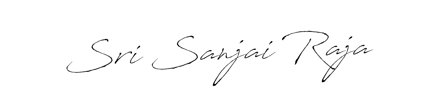 Use a signature maker to create a handwritten signature online. With this signature software, you can design (Antro_Vectra) your own signature for name Sri Sanjai Raja. Sri Sanjai Raja signature style 6 images and pictures png