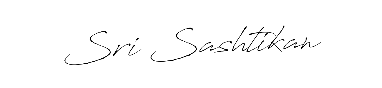 How to make Sri Sashtikan name signature. Use Antro_Vectra style for creating short signs online. This is the latest handwritten sign. Sri Sashtikan signature style 6 images and pictures png