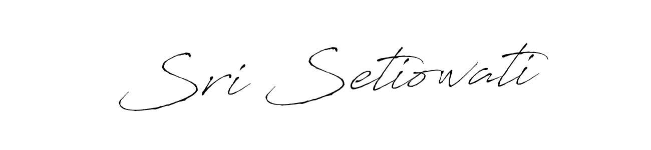 How to make Sri Setiowati signature? Antro_Vectra is a professional autograph style. Create handwritten signature for Sri Setiowati name. Sri Setiowati signature style 6 images and pictures png