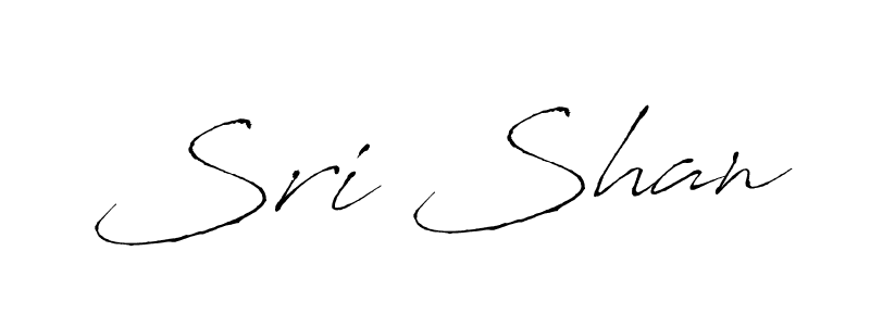 Sri Shan stylish signature style. Best Handwritten Sign (Antro_Vectra) for my name. Handwritten Signature Collection Ideas for my name Sri Shan. Sri Shan signature style 6 images and pictures png