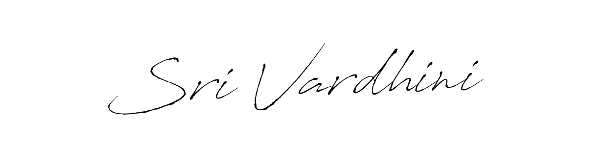 Use a signature maker to create a handwritten signature online. With this signature software, you can design (Antro_Vectra) your own signature for name Sri Vardhini. Sri Vardhini signature style 6 images and pictures png