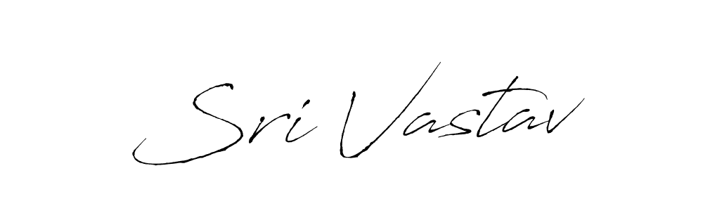 Use a signature maker to create a handwritten signature online. With this signature software, you can design (Antro_Vectra) your own signature for name Sri Vastav. Sri Vastav signature style 6 images and pictures png