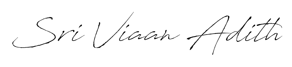 The best way (Antro_Vectra) to make a short signature is to pick only two or three words in your name. For converting this name Sri Viaan Adith. Sri Viaan Adith signature style 6 images and pictures png
