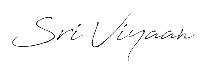 Personalize your online presence with Sri Viyaan signature rendered in elegant Antro_Vectra font. Great for website footers and blogs. Sri Viyaan signature style 6 images and pictures png