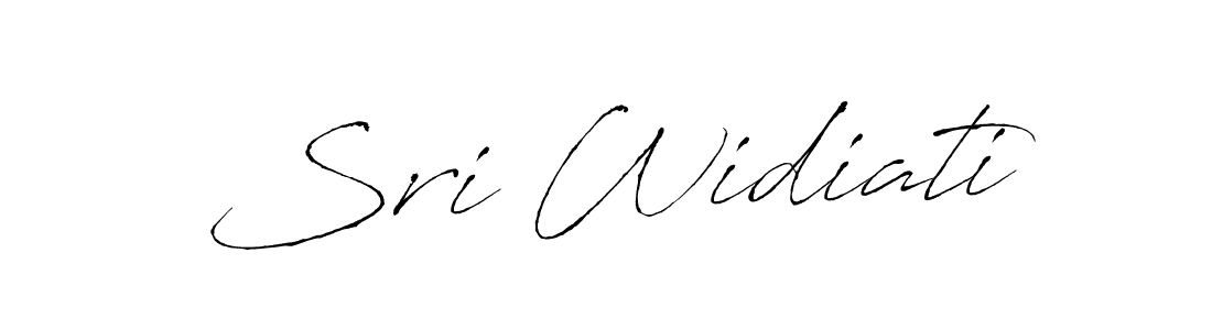 How to make Sri Widiati name signature. Use Antro_Vectra style for creating short signs online. This is the latest handwritten sign. Sri Widiati signature style 6 images and pictures png