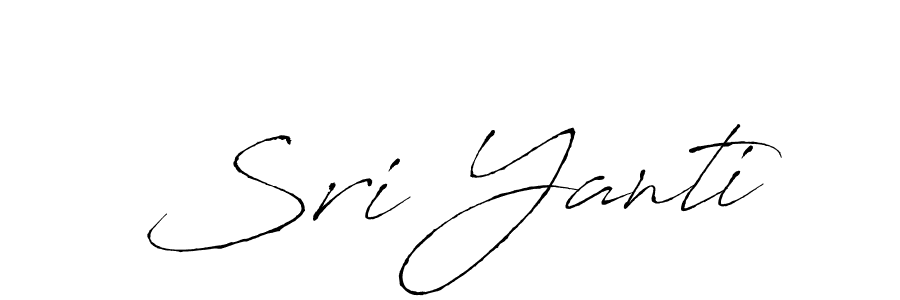 Sri Yanti stylish signature style. Best Handwritten Sign (Antro_Vectra) for my name. Handwritten Signature Collection Ideas for my name Sri Yanti. Sri Yanti signature style 6 images and pictures png