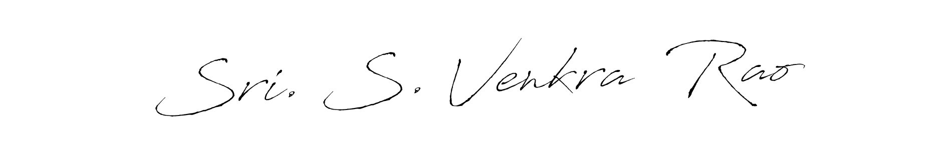 Sri. S. Venkra  Rao stylish signature style. Best Handwritten Sign (Antro_Vectra) for my name. Handwritten Signature Collection Ideas for my name Sri. S. Venkra  Rao. Sri. S. Venkra  Rao signature style 6 images and pictures png