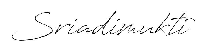 Make a beautiful signature design for name Sriadimukti. Use this online signature maker to create a handwritten signature for free. Sriadimukti signature style 6 images and pictures png
