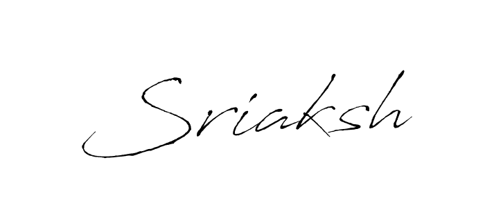 Make a beautiful signature design for name Sriaksh. With this signature (Antro_Vectra) style, you can create a handwritten signature for free. Sriaksh signature style 6 images and pictures png