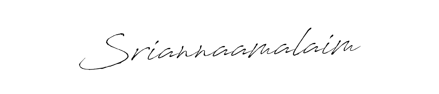 Make a beautiful signature design for name Sriannaamalaim. With this signature (Antro_Vectra) style, you can create a handwritten signature for free. Sriannaamalaim signature style 6 images and pictures png