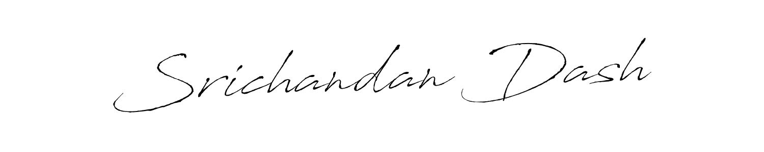 Design your own signature with our free online signature maker. With this signature software, you can create a handwritten (Antro_Vectra) signature for name Srichandan Dash. Srichandan Dash signature style 6 images and pictures png