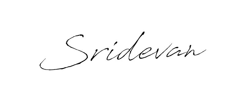 Design your own signature with our free online signature maker. With this signature software, you can create a handwritten (Antro_Vectra) signature for name Sridevan. Sridevan signature style 6 images and pictures png