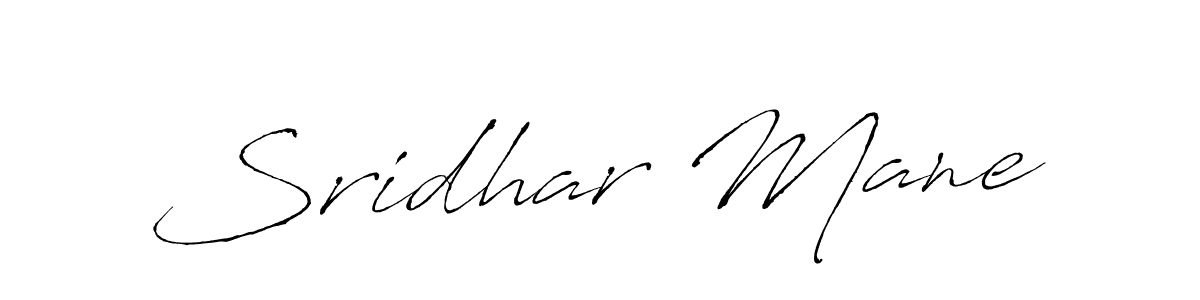 Use a signature maker to create a handwritten signature online. With this signature software, you can design (Antro_Vectra) your own signature for name Sridhar Mane. Sridhar Mane signature style 6 images and pictures png