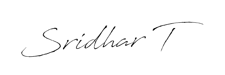 Make a beautiful signature design for name Sridhar T. Use this online signature maker to create a handwritten signature for free. Sridhar T signature style 6 images and pictures png