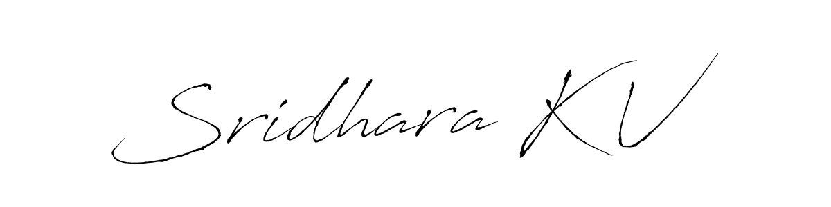 How to make Sridhara K V signature? Antro_Vectra is a professional autograph style. Create handwritten signature for Sridhara K V name. Sridhara K V signature style 6 images and pictures png